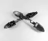 Black RB LB Key Bar Accessory Pair