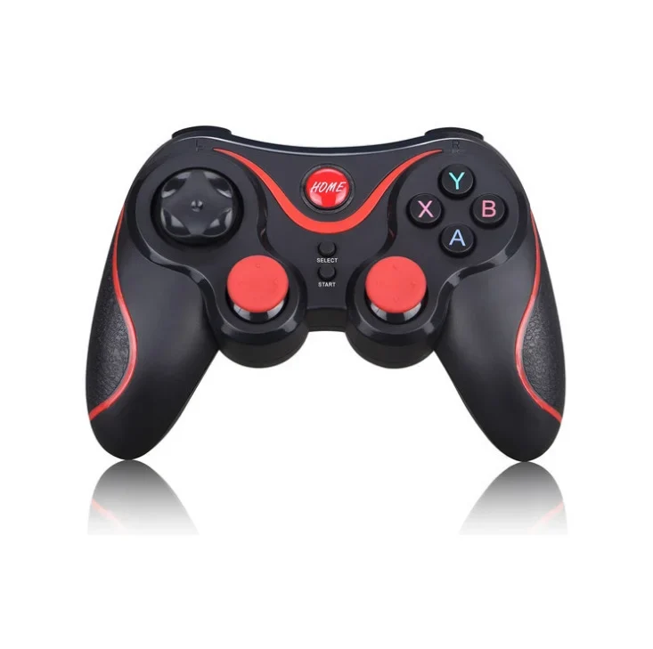 Black Wireless Bluetooth Gamepad for Android and iOS