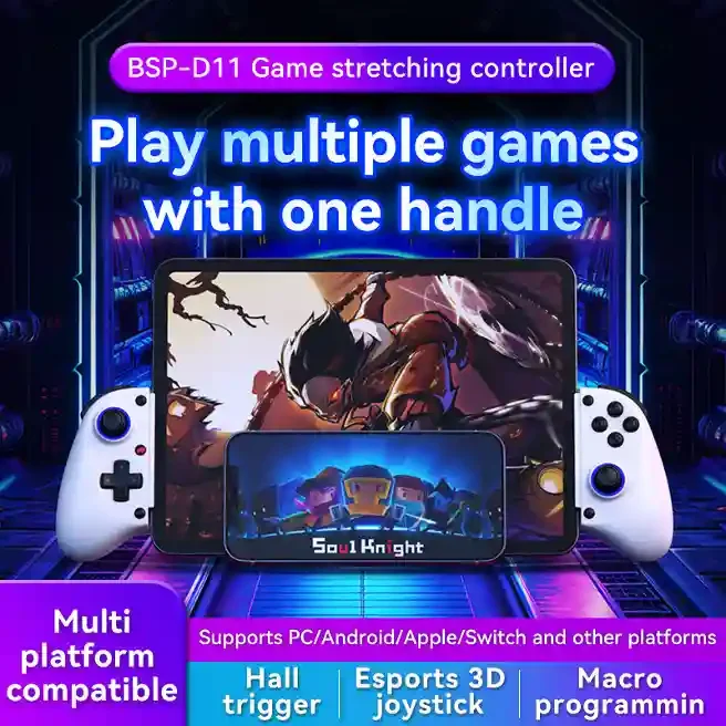 D11 Wireless Bluetooth Mobile Game Controller with Stretch Handle