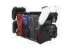 Black Game Disc and Handle Storage Stand for PS5, PS4, Xbox Series X, Xbox One and Nintendo Switch