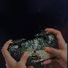 Black Mechanical Chicken Button Gamepad