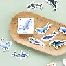 Whale Japanese-Style Decorative Sticker Set