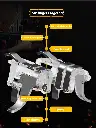 A8 Transparent Six-Finger Gaming Trigger