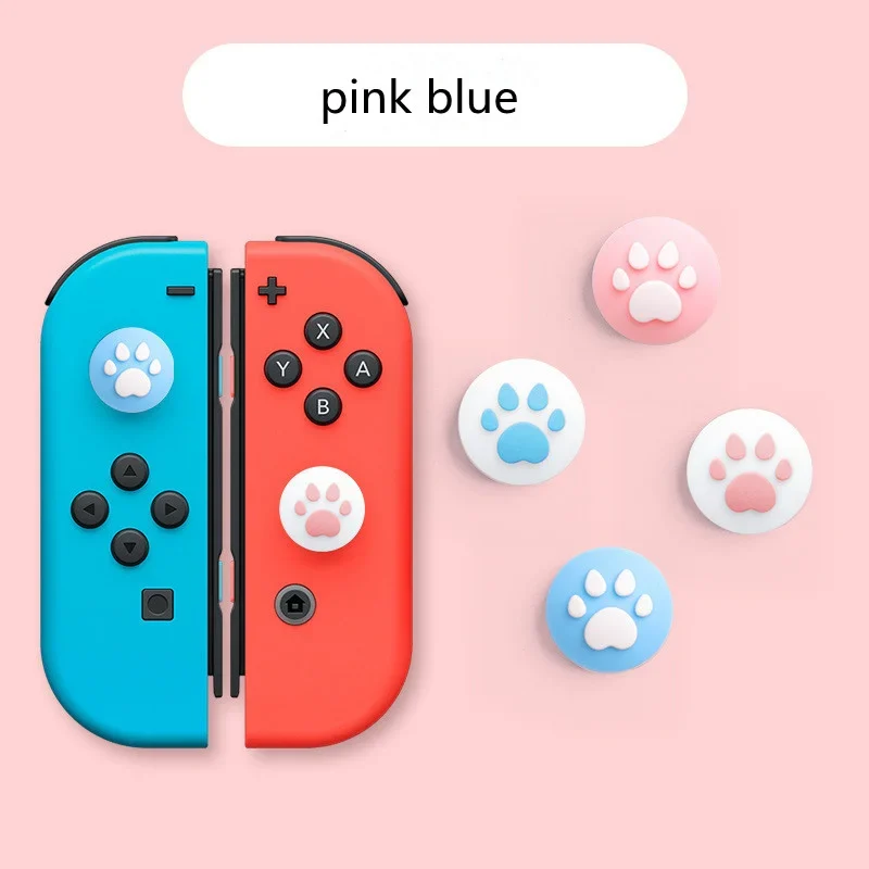 Cat Claw Silicone Rocker Caps for Nintendo Lite Game Consoles