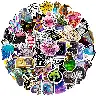 50-Piece PVC Waterproof Graffiti Sticker Set