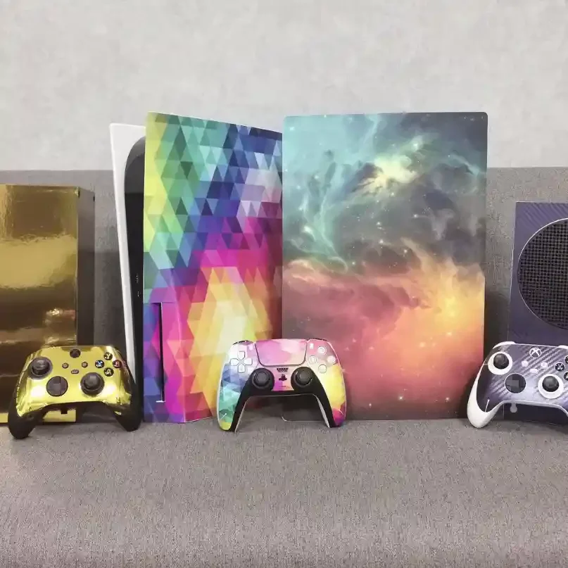 PVC Console Sticker for Xbox One S – Removable Styles A to E