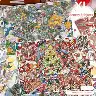 Snow Reflects Christmas 3D Town Scene Journal Sticker