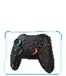 Six-Axis Wireless Bluetooth Gamepad with Dual Vibration