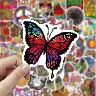 50-Piece Hippies PVC Graffiti Sticker Pack