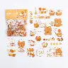 Cute Bear and Rabbit PET Waterproof Diary Stickers