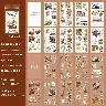 Soft House Time Decorative Journal Sticker Set
