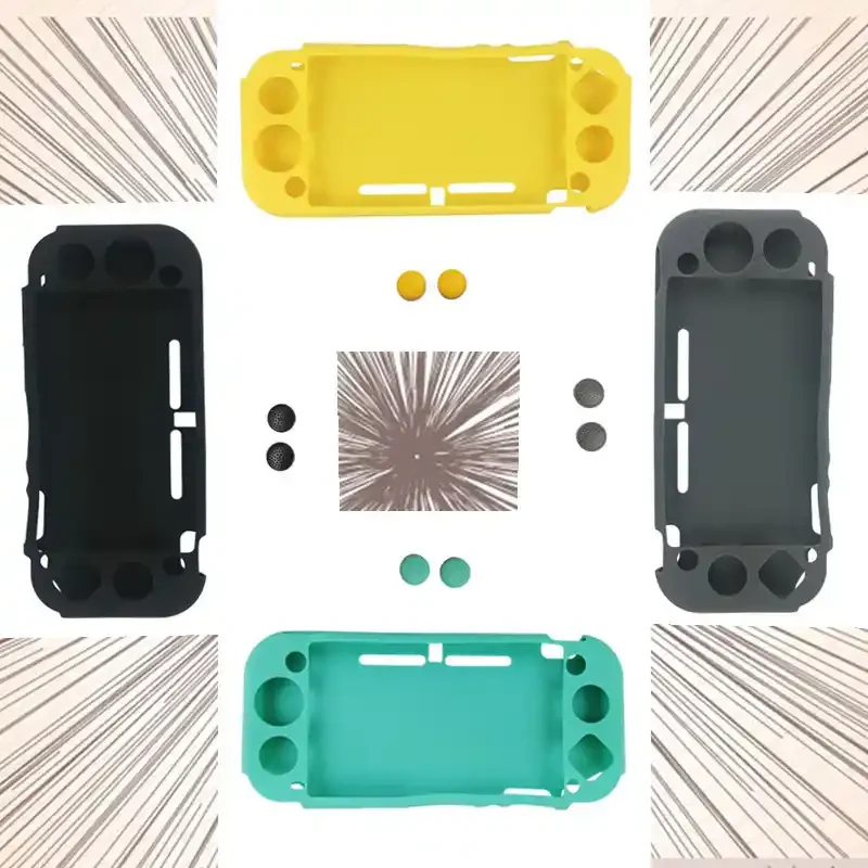 Switch Lite Silicone Protective Cover with Non-Slip Back