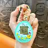 Mini Electronic Pet Console Keychain Ornament