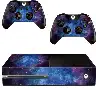 Xbox One Blue Matte Film Skin Sticker – 5-Piece Pack