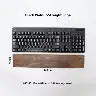 Premium Wooden Desk Support Pad For Keyboard And Mouse