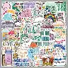Mental Health English Slogan Sticker Pack – 50 Cute Printed Stickers
